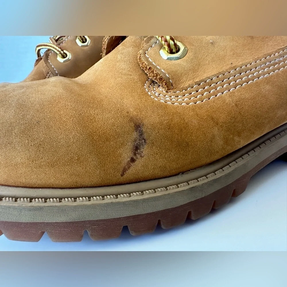 Timberland Timbs Tan Nubuck Combat Boots Size 4